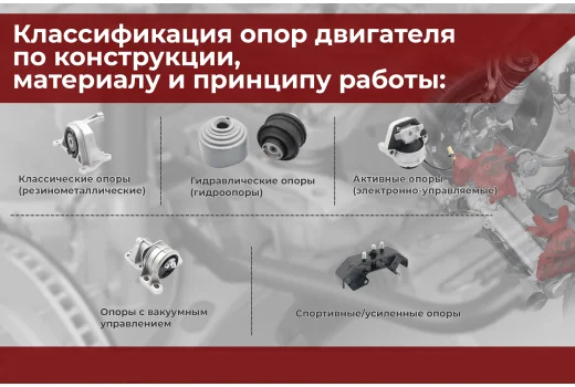 Опора двигателя: незаметный герой подкапотного пространства