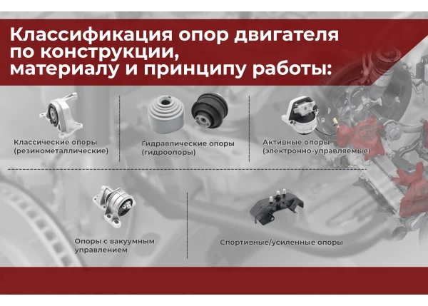 Опора двигателя: незаметный герой подкапотного пространства